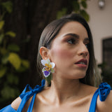 Orchid Colorful Earrings