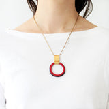 Slab Gold (24K) + Tagua Pendant