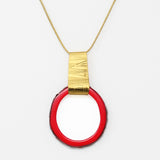 Slab Gold (24K) + Tagua Pendant