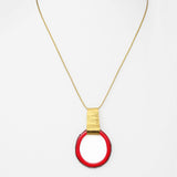Slab Gold (24K) + Tagua Pendant