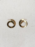 Spiral Gold Dangly Earrings
