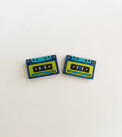 Retro Cassette Earrings