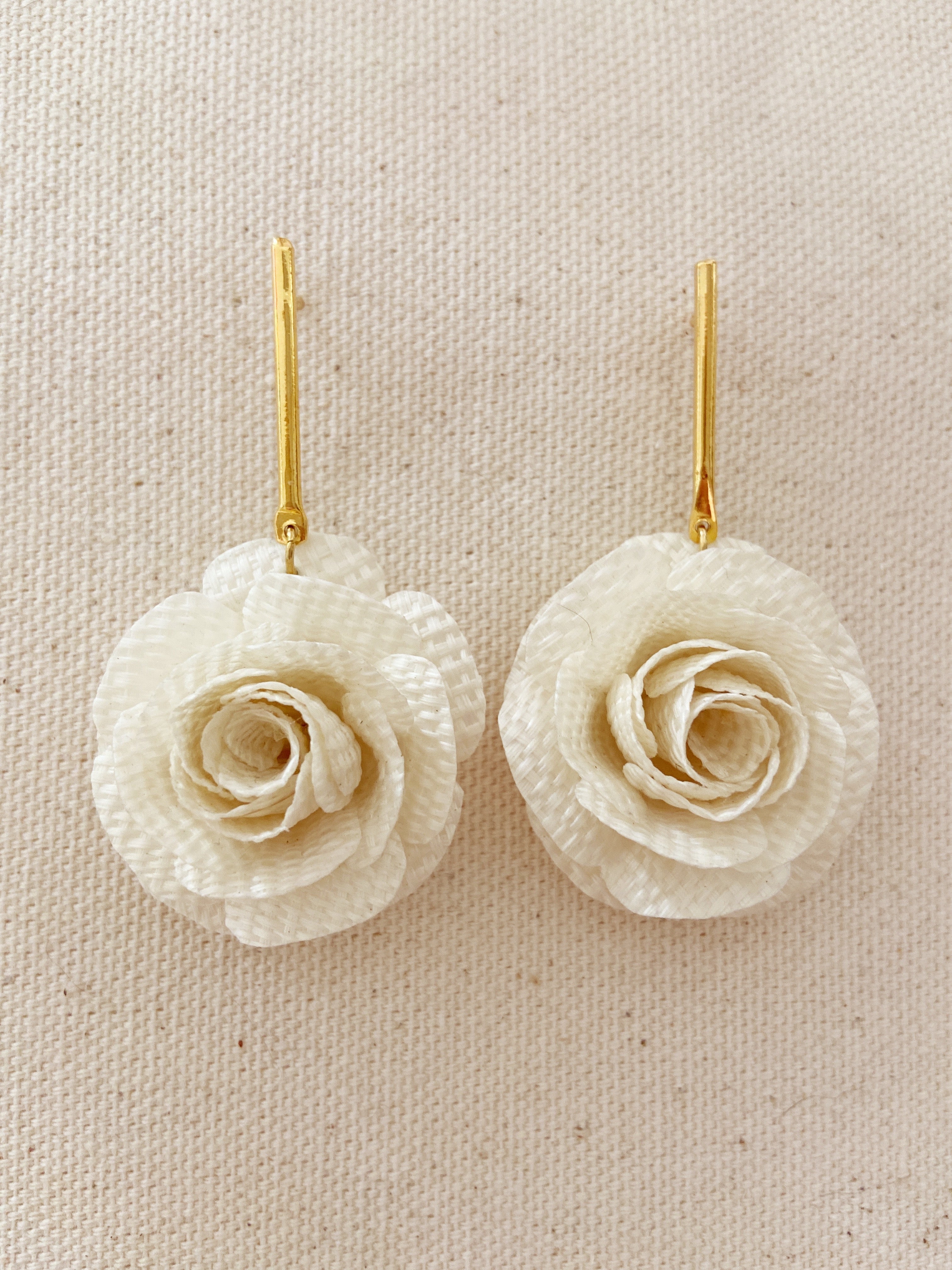 10K offers BHG Rose Dangle Earrings