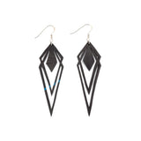 Kite Recycled Rubber Artistic Statement Earrings