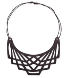 Origami Vegan Rubber Necklace