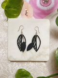 Sweet Cherry Double Leaf Earrings