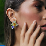 Orchid Colorful Earrings