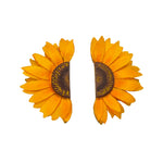Half Sunflower Earrings