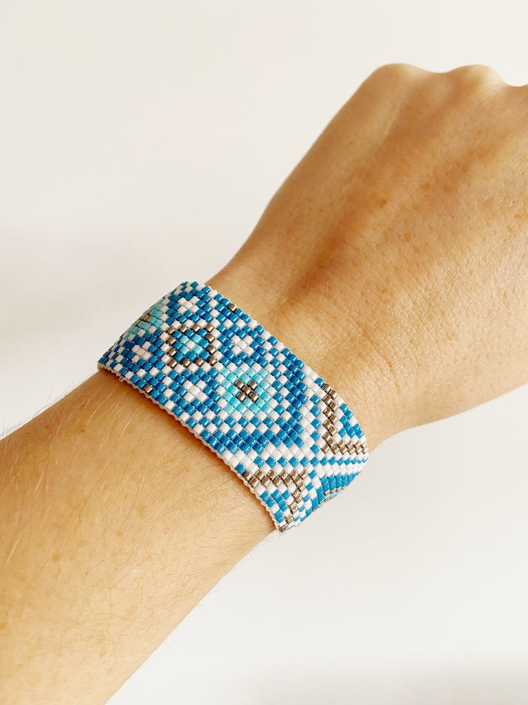 Pastel Miyuki Glass Seed Beads Leather Wrap Bracelet – Katie Joëlle