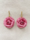 Dangling Rose Earrings
