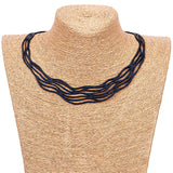 Flow Elegant Recycled Rubber Necklace