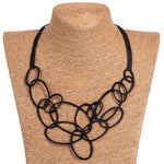 Infinity Upcycled Inner Tube Necklace