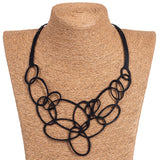 Infinity Upcycled Inner Tube Necklace
