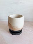 5 Inch Raindrop Stone Planter with Plate